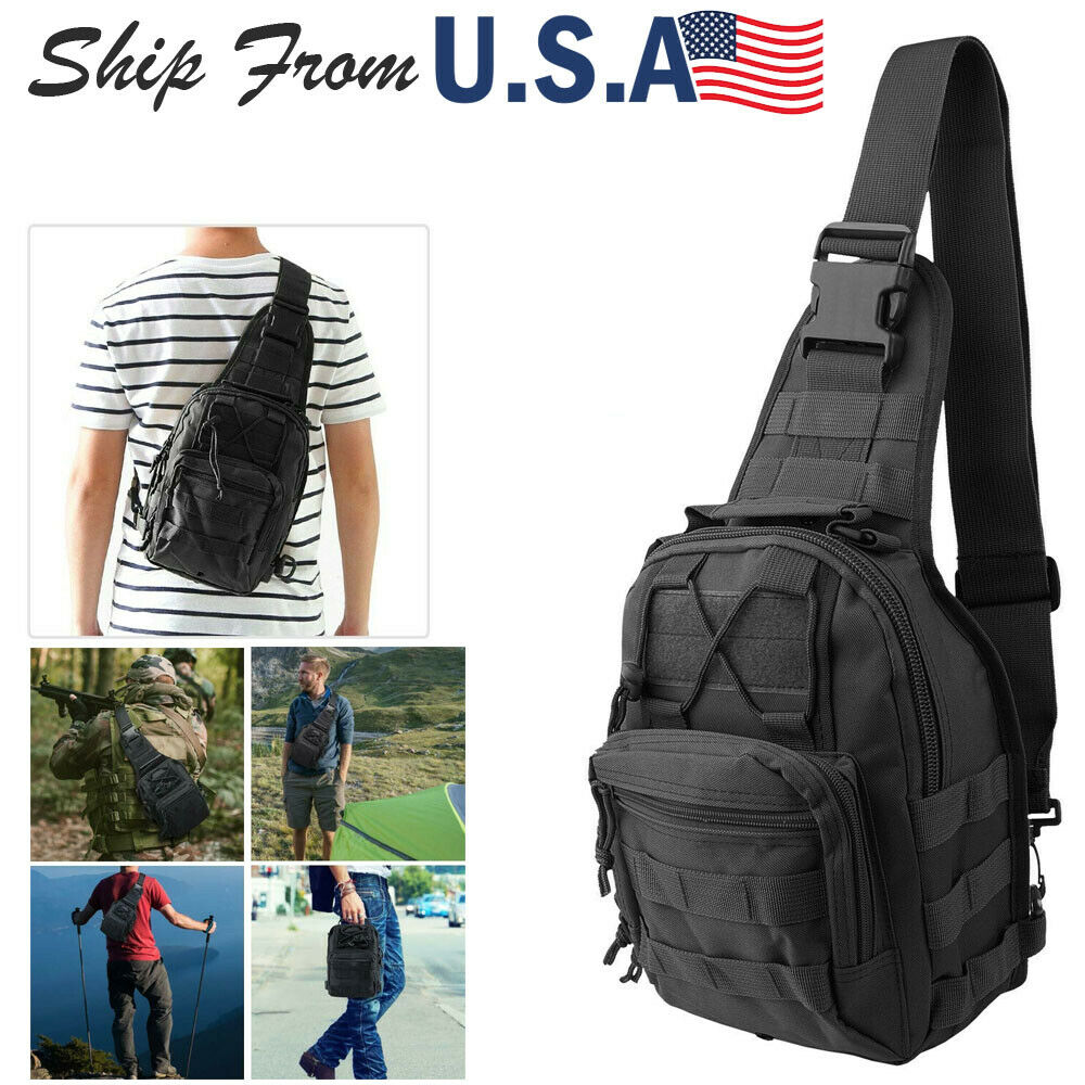 Men Backpack Tactical Sling Bag