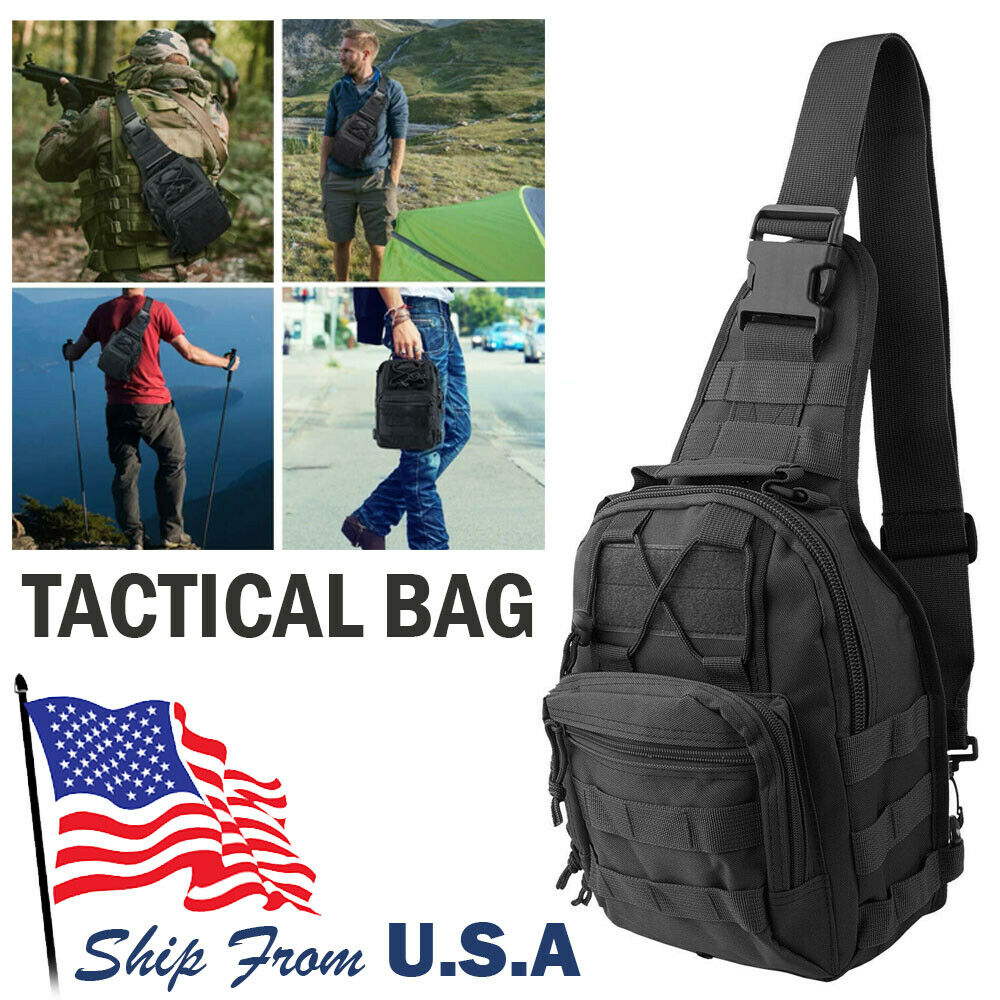 Men Backpack Tactical Sling Bag