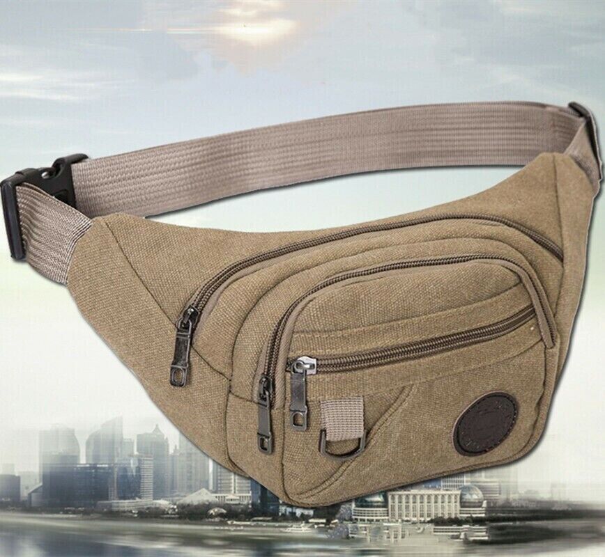 Fanny Pack Belt waist Bag Cross body Sling Shoulder Travel Sport Pouch.