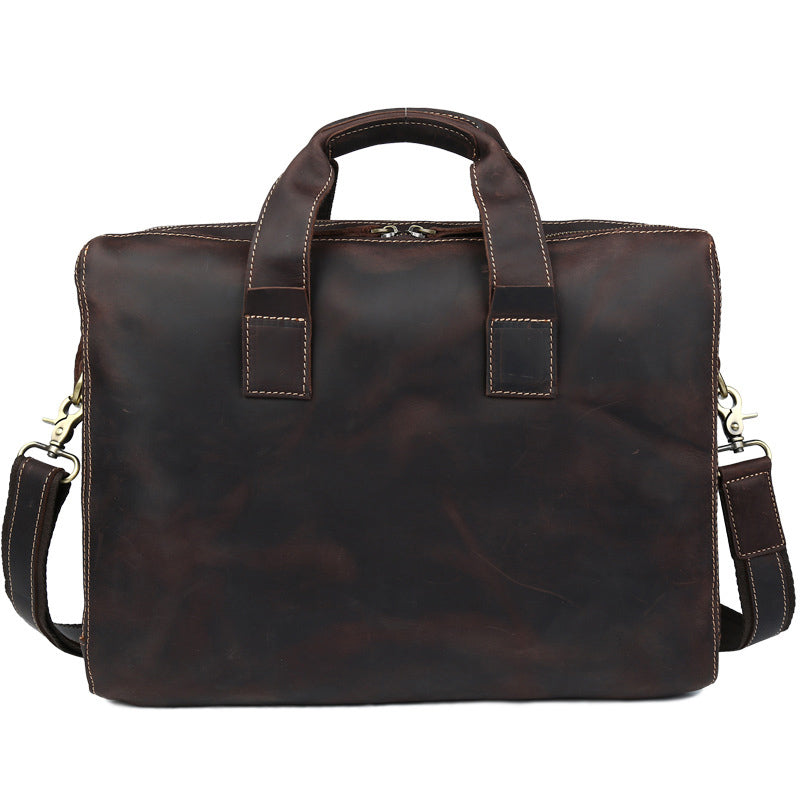 Leather Men's Business messenger Bag