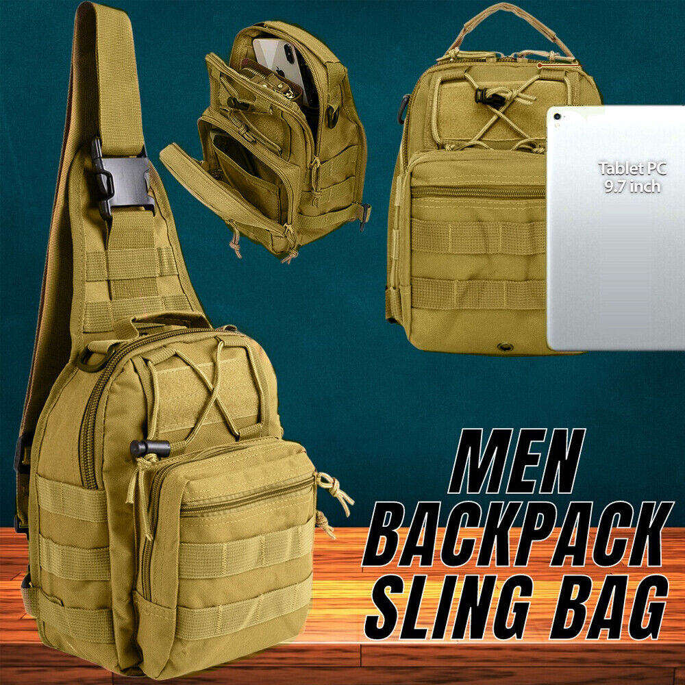 Mens Tactical Sling Chest bag