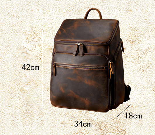 Vintage Leather Backpack