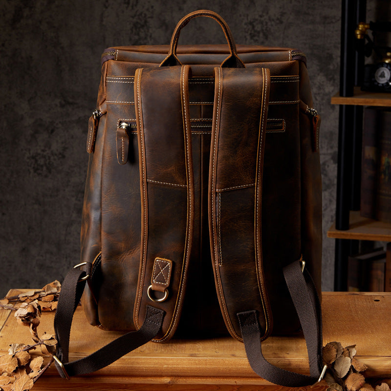 Vintage Leather Backpack