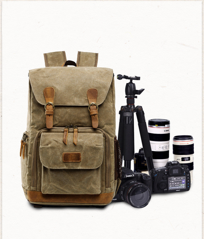 Camera bag, backpack.