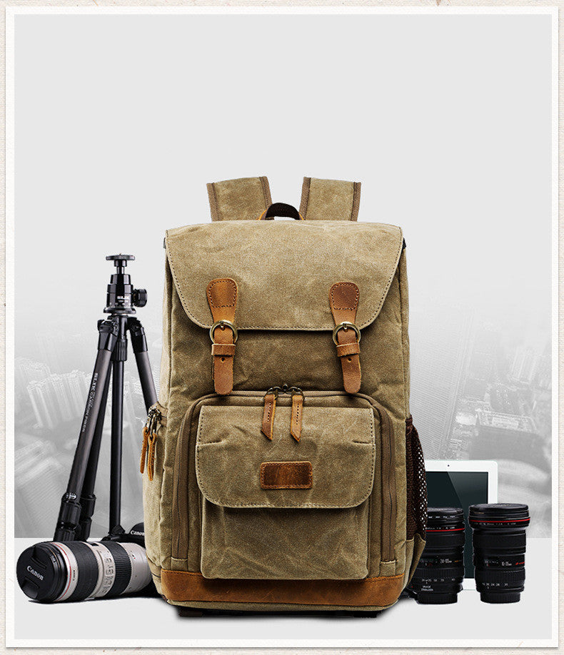 Camera bag, backpack.