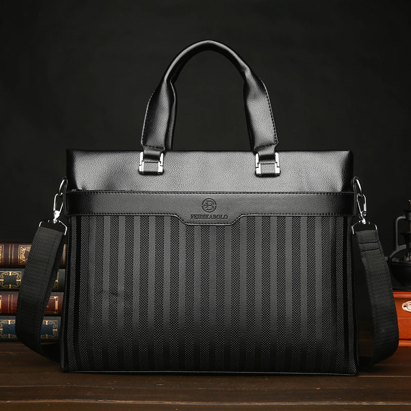 Casual Briefcase Horizontal Soft Leather