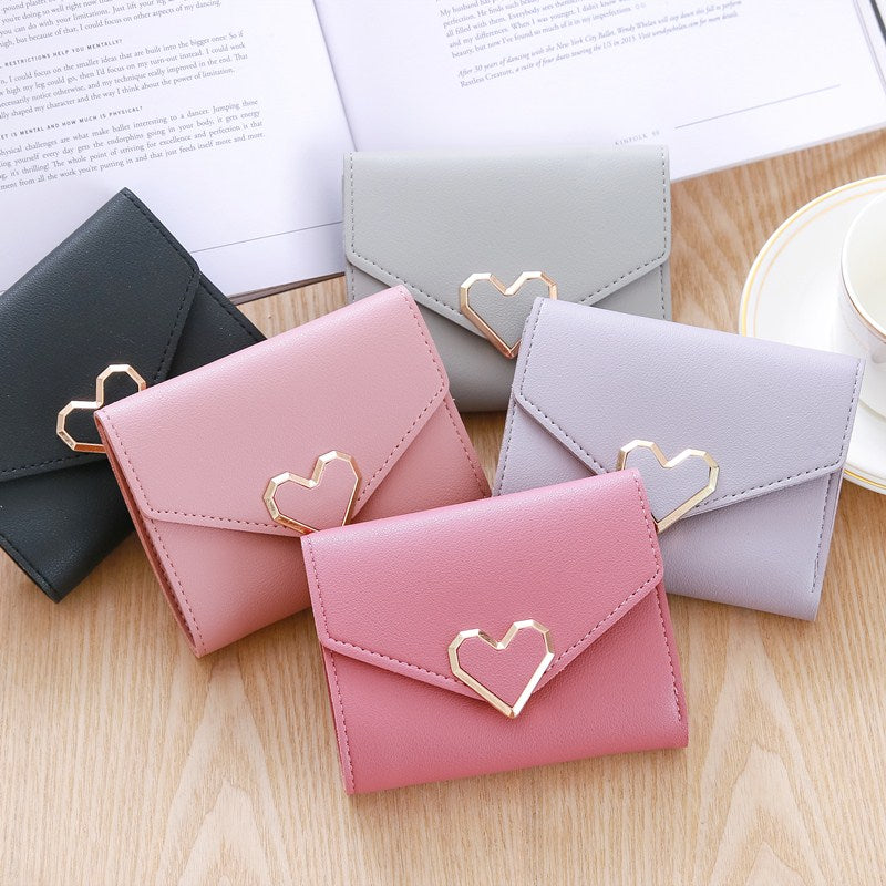 Womens Wallet Credit Card Holder Ladies Purse Trifold Coin Pocket with ID Window