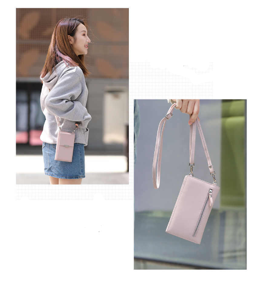 Small Change Purse Female Buckle Shoulder Bags Mini Messenger Bag