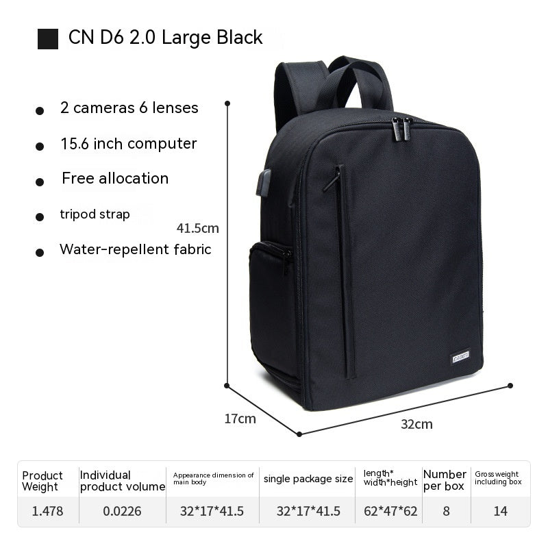 Backpack Bag Professional for DSLR/SLR  Camera Waterproof, Camera Case Compatible for Sony Canon Nikon