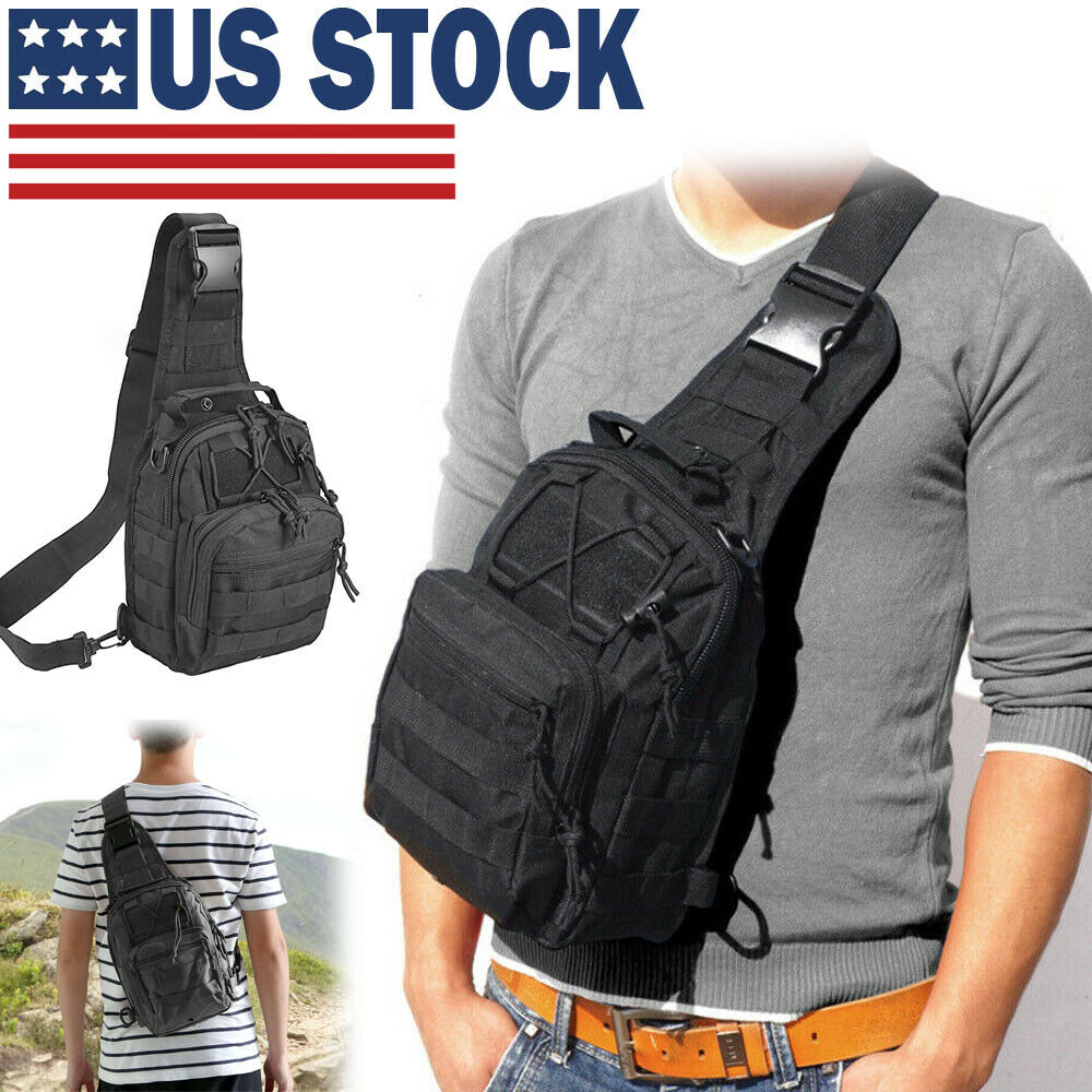 Men Backpack Tactical Sling Bag