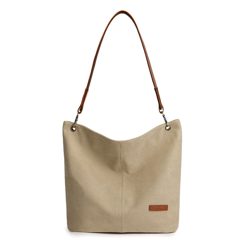 Women's Casual Canvas Shoulder Bag Large Capacity