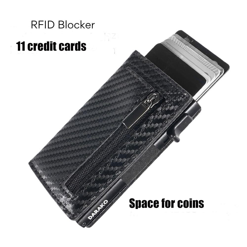 Men's Wallet Automatic Pop Card Aluminum Box RFID