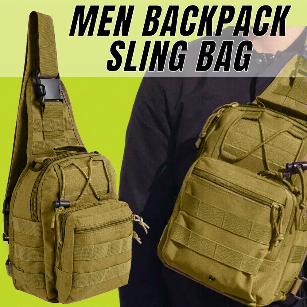 Mens Tactical Sling Chest bag