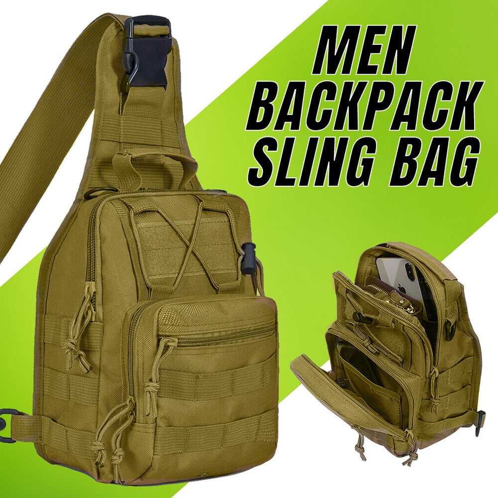 Mens Tactical Sling Chest bag