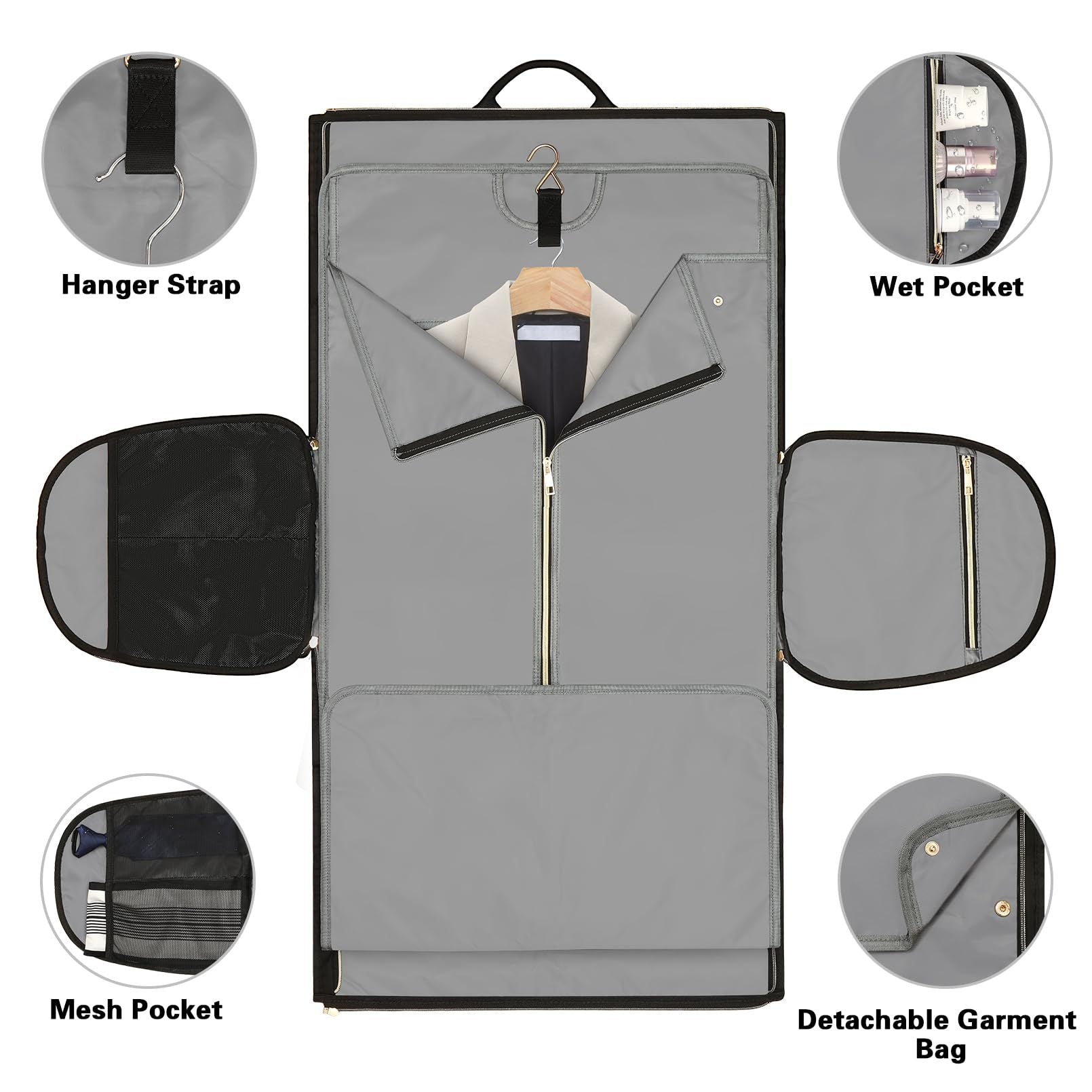 Travel Bag Convertible Folding Storage Backpack