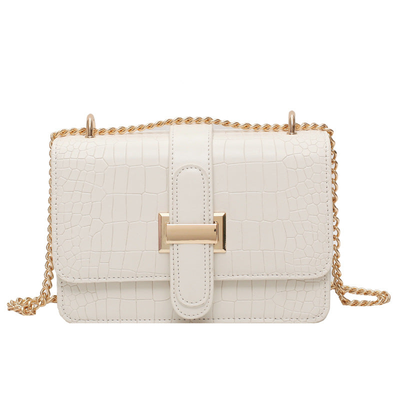 Women's Bag Textured Shoulder Small Square Bag