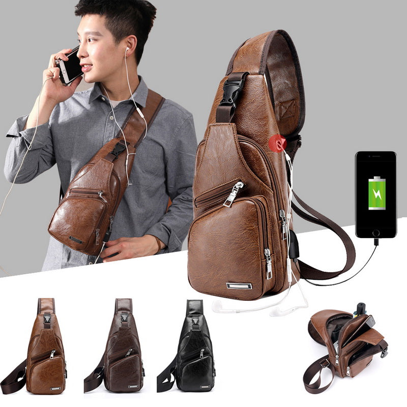 Sling Bag with USB charger