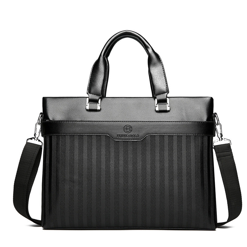 Casual Briefcase Horizontal Soft Leather