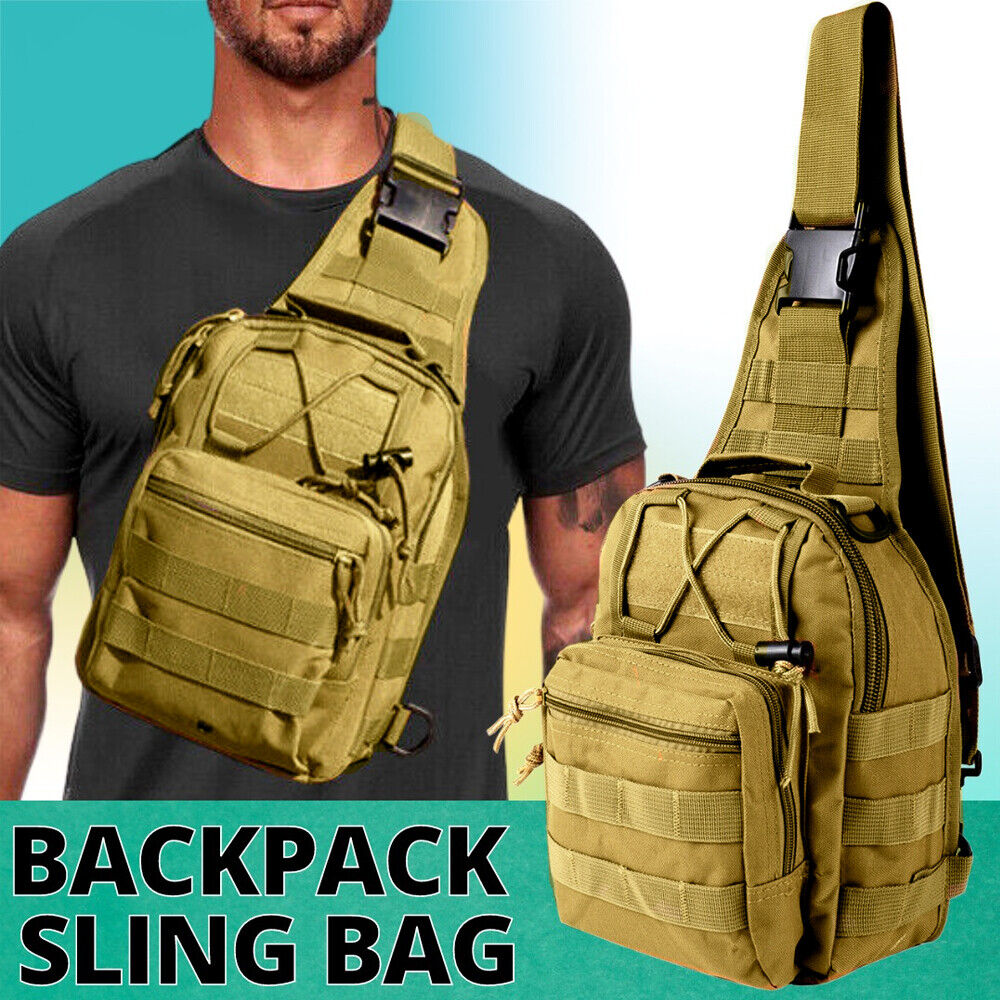 Mens Tactical Sling Chest bag