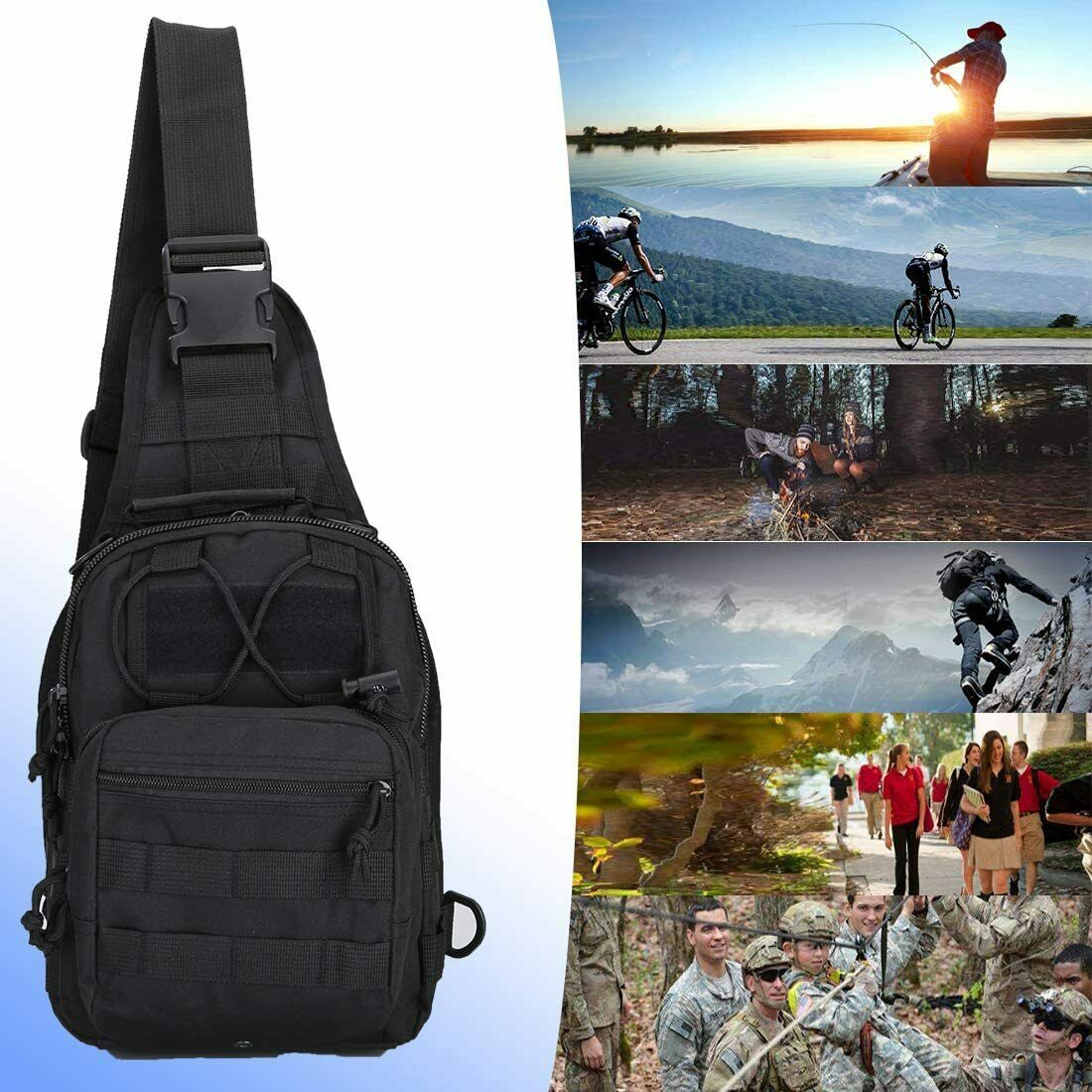 Men Backpack Tactical Sling Bag